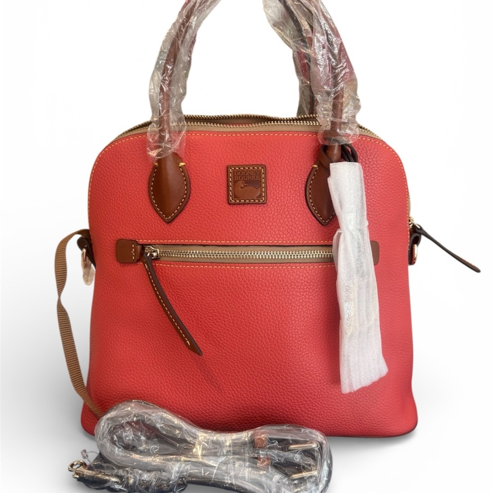 Dooney & Bourke large pebble grain dome satchel - Picture 2 of 7
